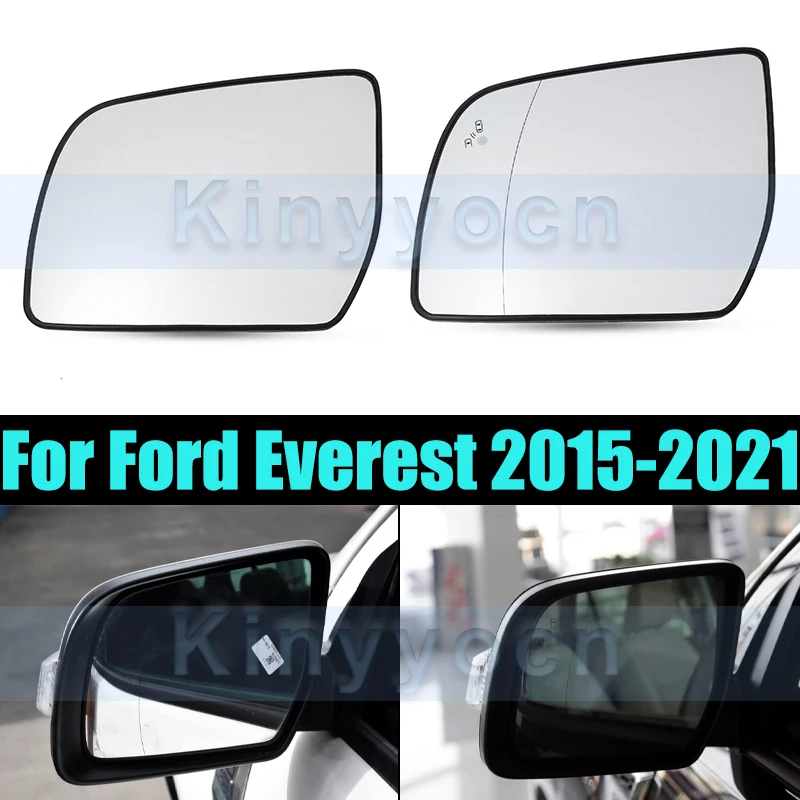 

Rearview Mirror Lens Glass For Ford Everest 2015-2021 Car Exterior Rearview Mirror Reversing Mirror Accessories