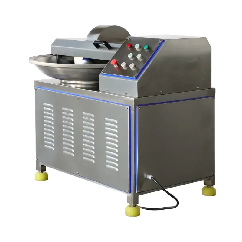 Stainless Steel Bowl Cutter Meat and Vegetable Chopper Mixer High Speed Emulsifying Machine for Food Processing
