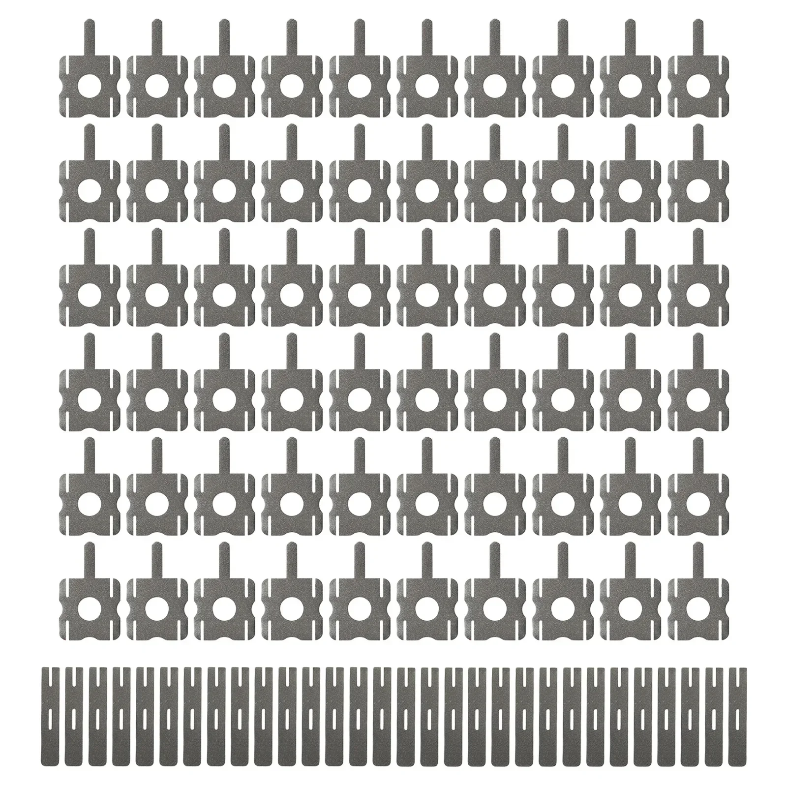 Imagem -06 - Tira de Níquel em Forma de y para Bateria Soldagem a Ponto Folha de Níquel Cinta de Aço Chapeada Lâmpadas Especiais 90 Pcs