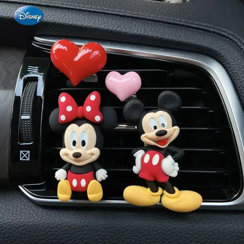 

Disney car interior air outlet perfume decoration cute Mickey Minnie air conditioner air outlet car accessories cute girl