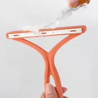 2pcs Portable Lint Remover Pet Hair Remover Brush Manual Lint Roller Sofa Clothes Cleaning Lint Brush Shaver Brush Tool