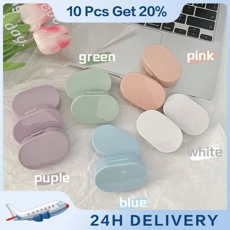 Portátil Liso e Confortável Óculos Acessório, Cor Sólida Lens Cover Container, Meitong Box, Care Box