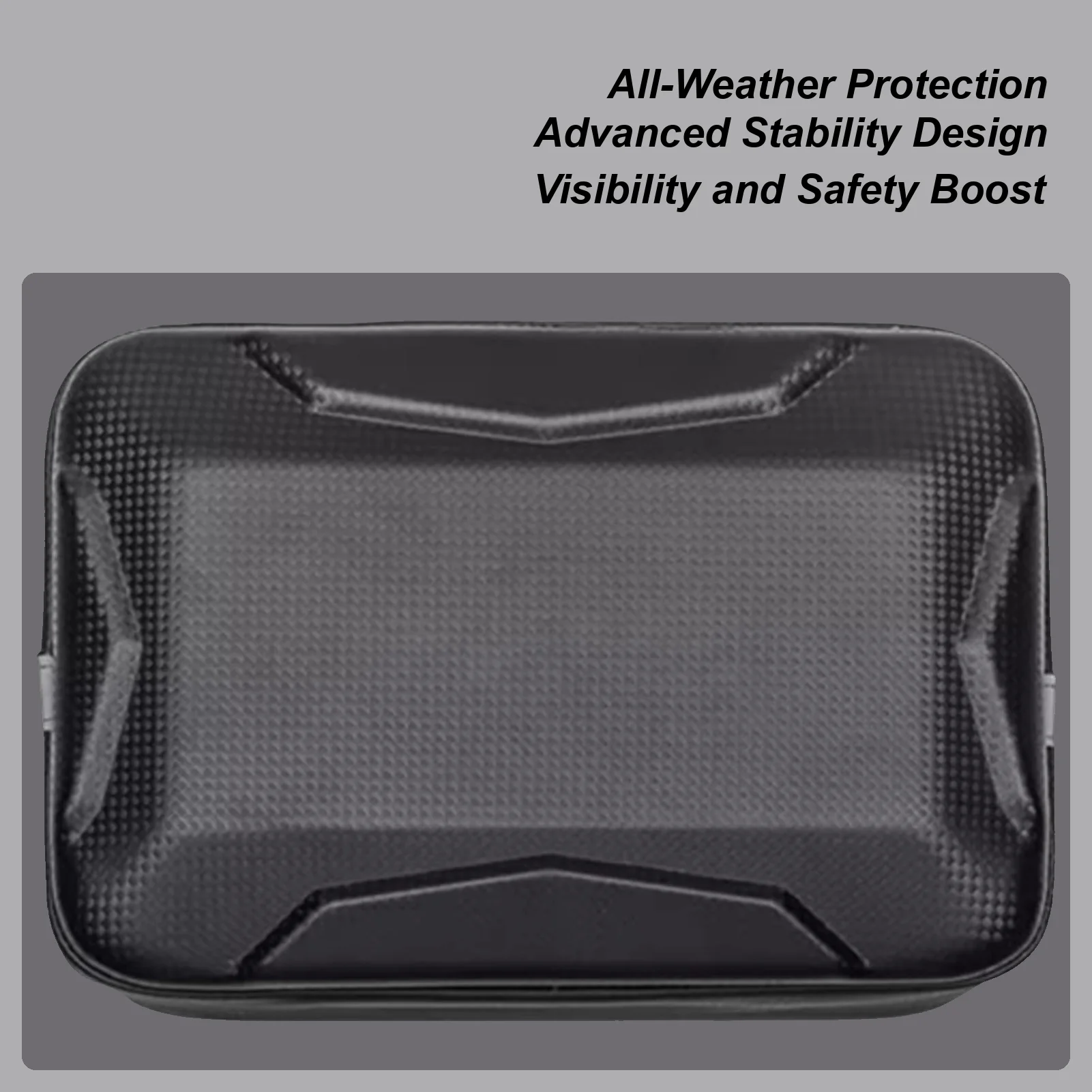 

Ebike Trunk Pannier Rear Ebike Backrest Bag With Rain Cover Safety Reflective Electric Vehicle Luggage Carrier For Outside