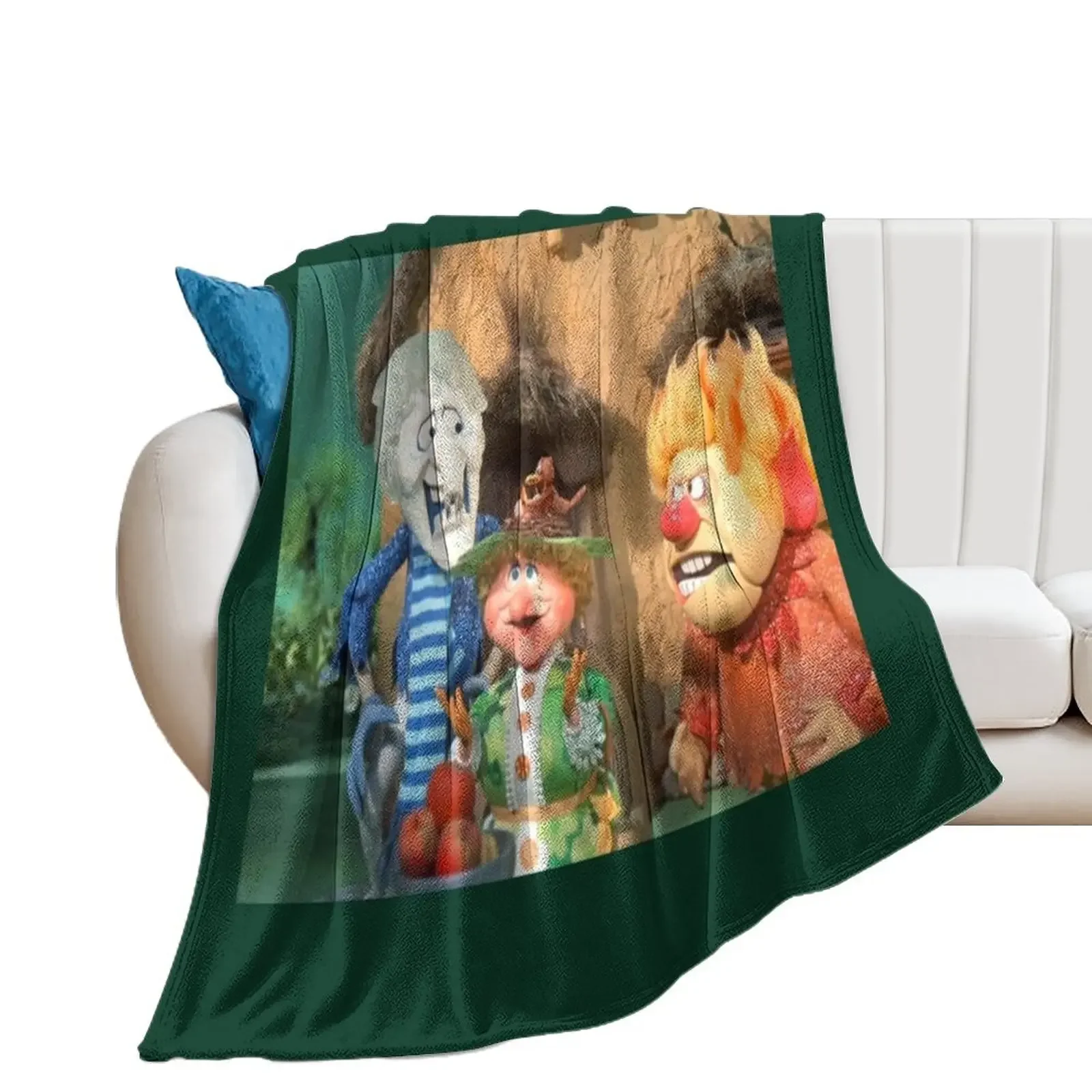 Miser Brothers and Mother Nature Throw Blanket Decorative Throw Blankets For Bed Soft Plaid Blankets