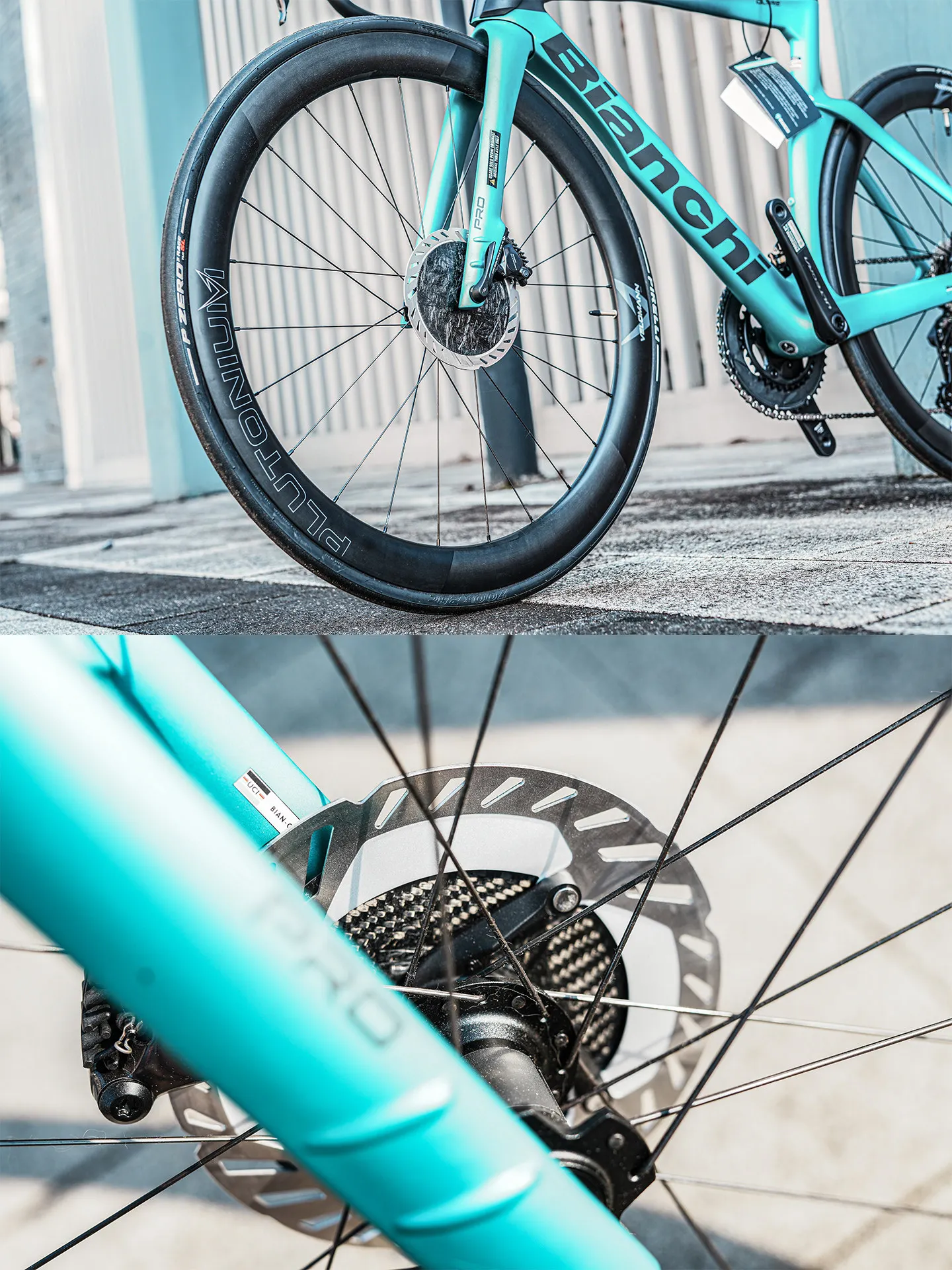 Chaser Rennrad Aero Scheibenbremse Center Lock Disc Carbonfaser Aerodynamische Verriegelungsabdeckung für Shimano MT800/CL900 – Detail 9