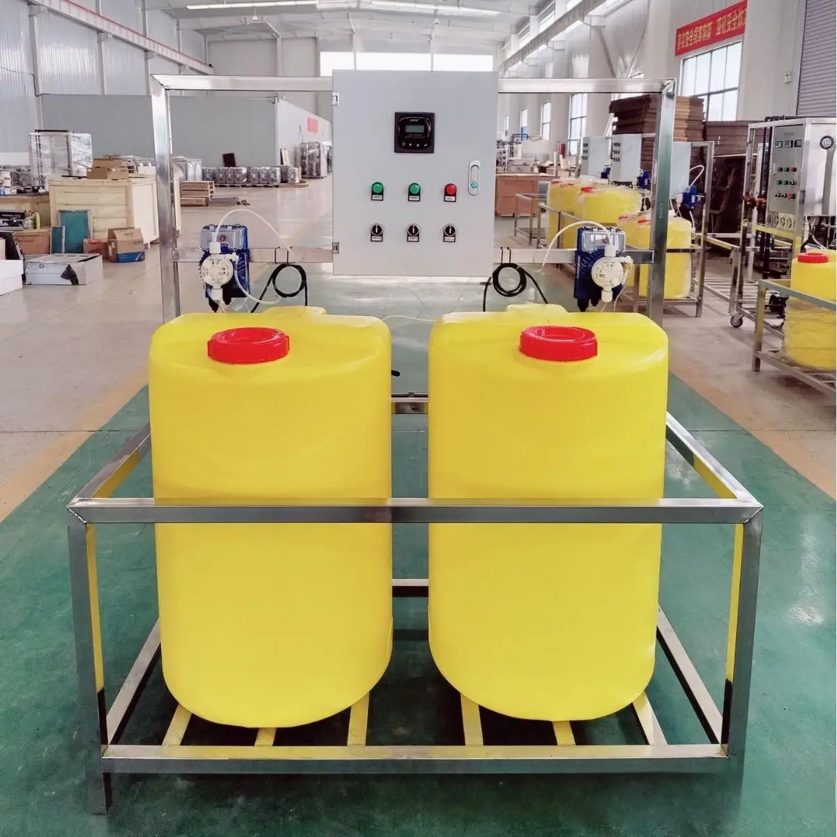 Liquid Fertilizer Dosing System PLC Auto Hydroponi with Pump 1 Year Warranty for Industries