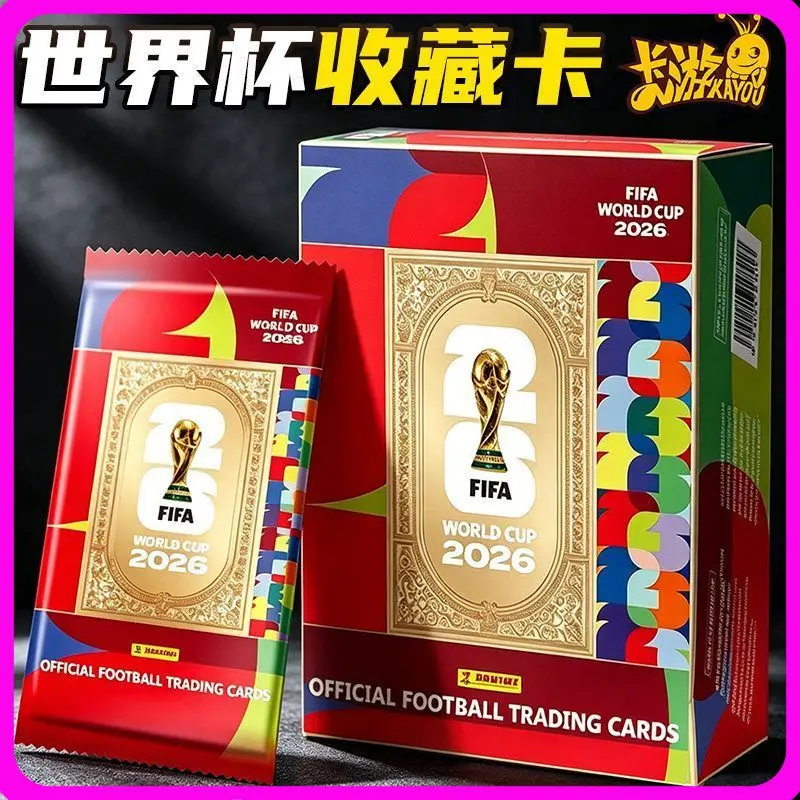 2026 Genuine Panini  Kayou World-Cup Trading Cards Interconnected Pattern Unlimited Potential Exquisite Gift Original Box