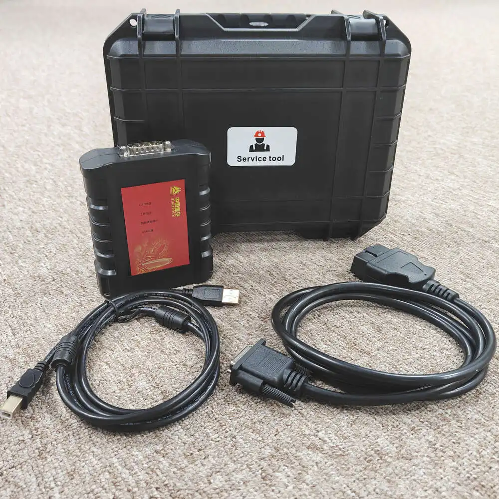 6-IN-1 EOL OBD Diagnostic Tool Engine Diesel Truck Scanner for SINOTRUK HOWO SHACMAN WeiChai Heavy Duty Truck
