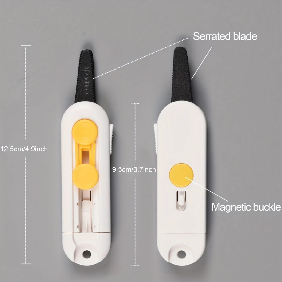 صندوق قاطع صندوق مغناطيسي صغير قاطع صندوق قفل أمان لفتح حزم كرتون فتاحة صندوق الحلاقة مثالية للاستخدام المنزلي #2