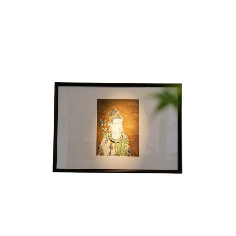 

Craftsman painting Porcelain plate painting Buddha statue Bodhisattva portrait Home office decoration Zen entrance