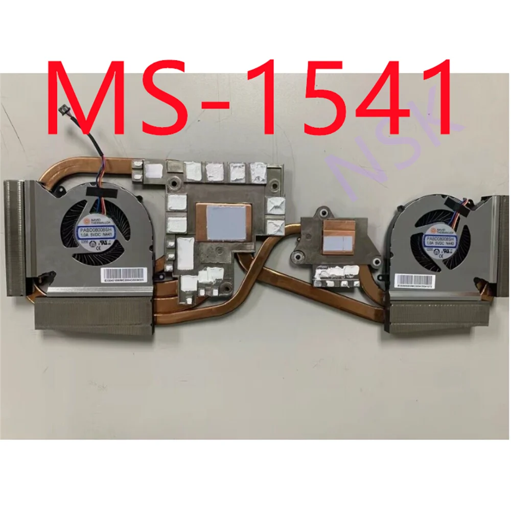 

Original MS-1541 FOR MSI GE66 GL66 Laptop CPU Graphics Heatsink Cooler Cooling Fan 100% Test Ok