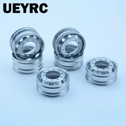 2pcs Metal Wheels 20mm/24mm Hub Rim for 1/14 Tamiya RC Truck Tipper SCANIA 770S VOLVO MAN TGX Scaleclub LXY Car Tire Accessories