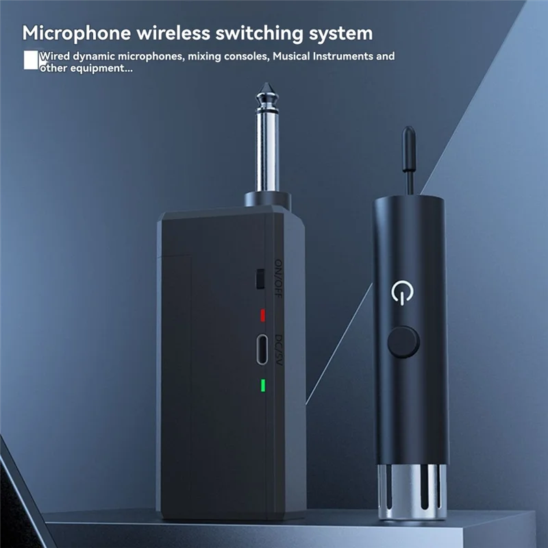 

Система адаптеров RTSHE-MG-6, беспроводной микрофонный передатчик, приемник для динамического микрогитарного аудиомикшера