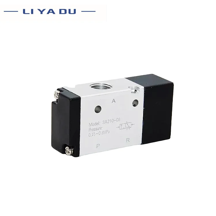 Pneumatic Piloted Air Control valve 3A110-06 3A210-08 3A310-08/10  3 Port 2 position 1/8 1/4 bsp 3/8 1/2 3A410-15 3/2 Way NC
