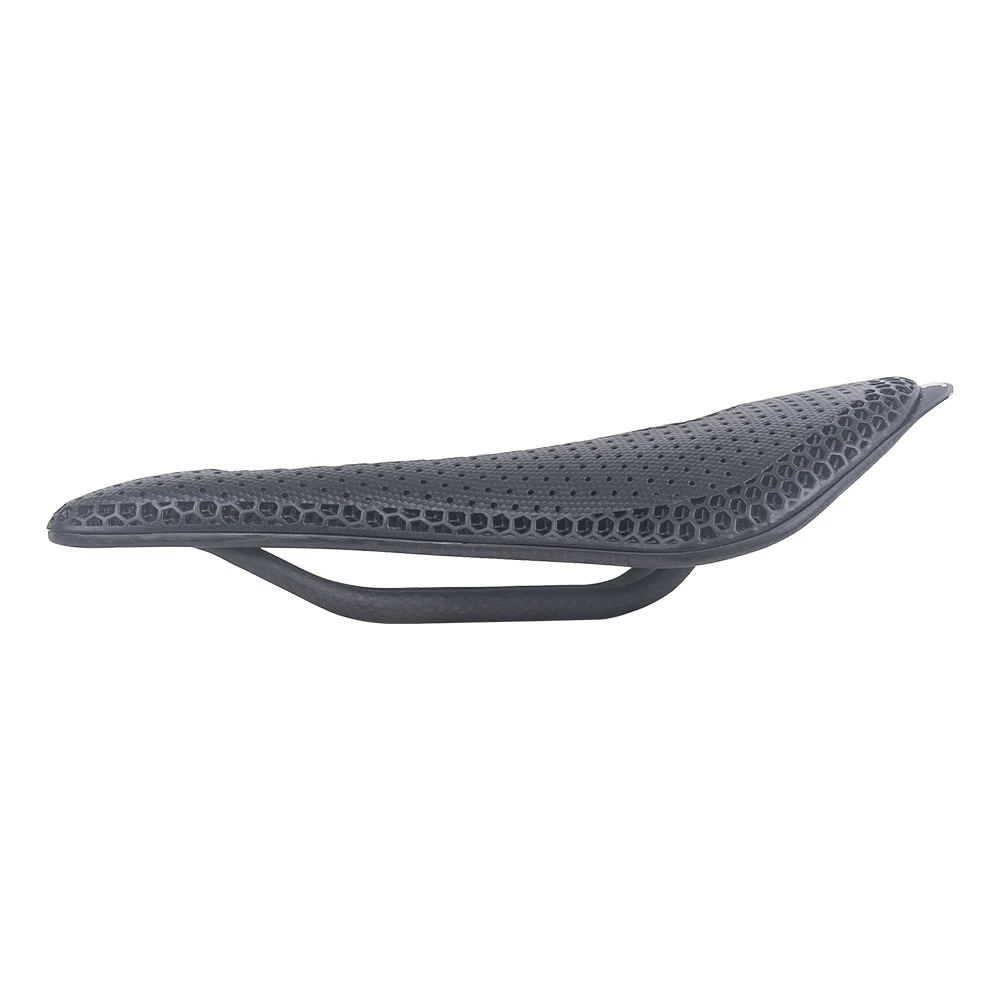 3D-Gedruckter Fahrradsattel 264*145mm 173,5g Ultraleichter Carbonfaser-Hohlsattel Komfortabel Atmungsaktiv für MTB Gravel Rennrad – Detail 7