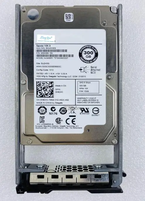 For 0H8DVC 300G 15K SAS 6G 2.5 inch H8DVC server