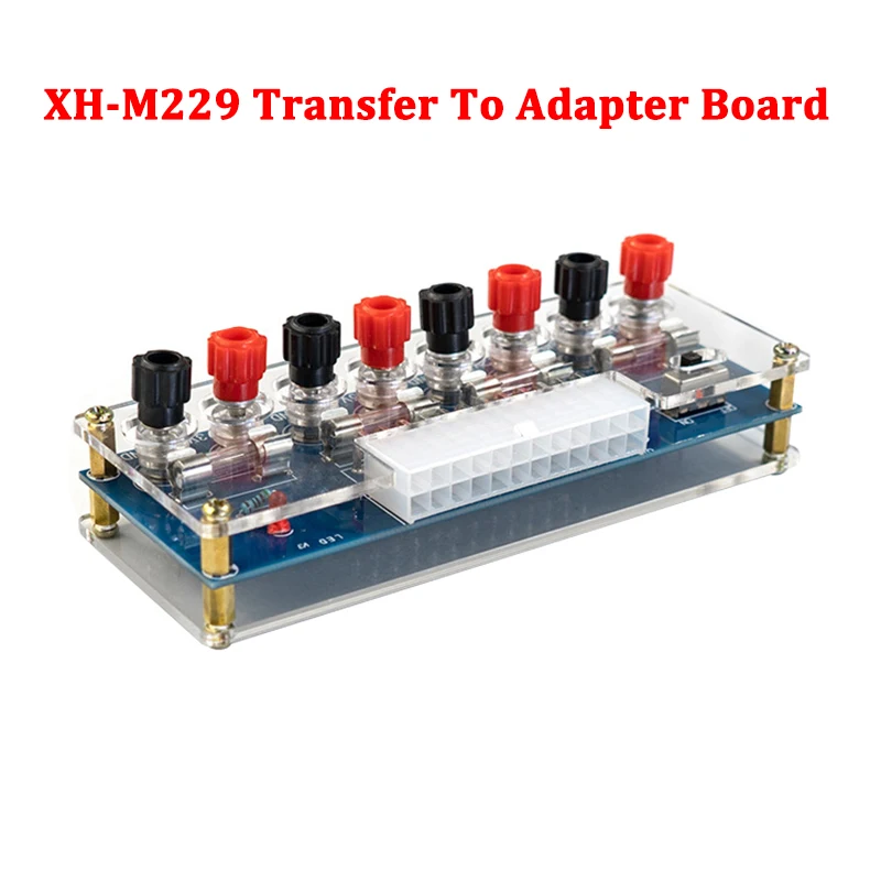 XH-M229 Desktop PC Chassis Power ATX Transfer to Adapter Board Power Supply Circuit Outlet Module 24Pin Output