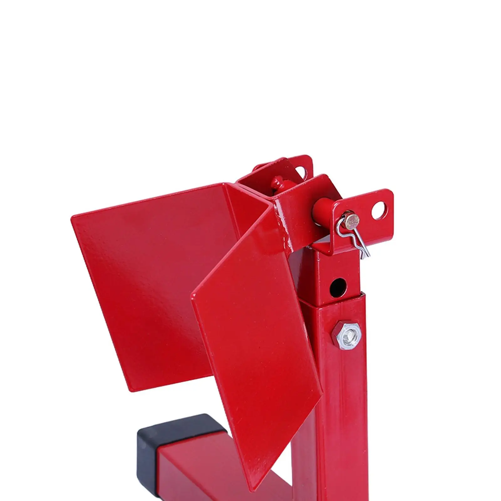 

Adjustable Motorbike Wheel Chock Stand Durable Steel Stable Tire Holder Professional Accessory for Motorcycle Trailers