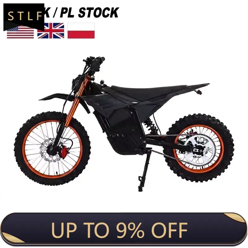 STROVAN US Stock Fast Delivery 72V 2000W QS Brushless Motor 130kg Mountain Trail Adult Electric Dirt Bike 72v Electric Dirt