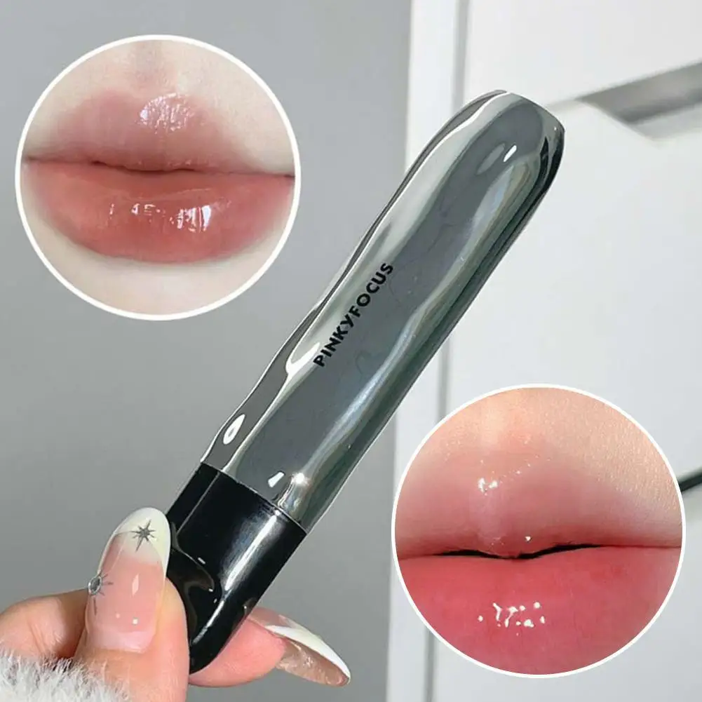 

Lip Essence Jelly Water Lip Gloss Clear Light Hydrating Lip Tint Mirror Glossy Lip Glaze Tube Moist Lip Stick Lip Care Makeup
