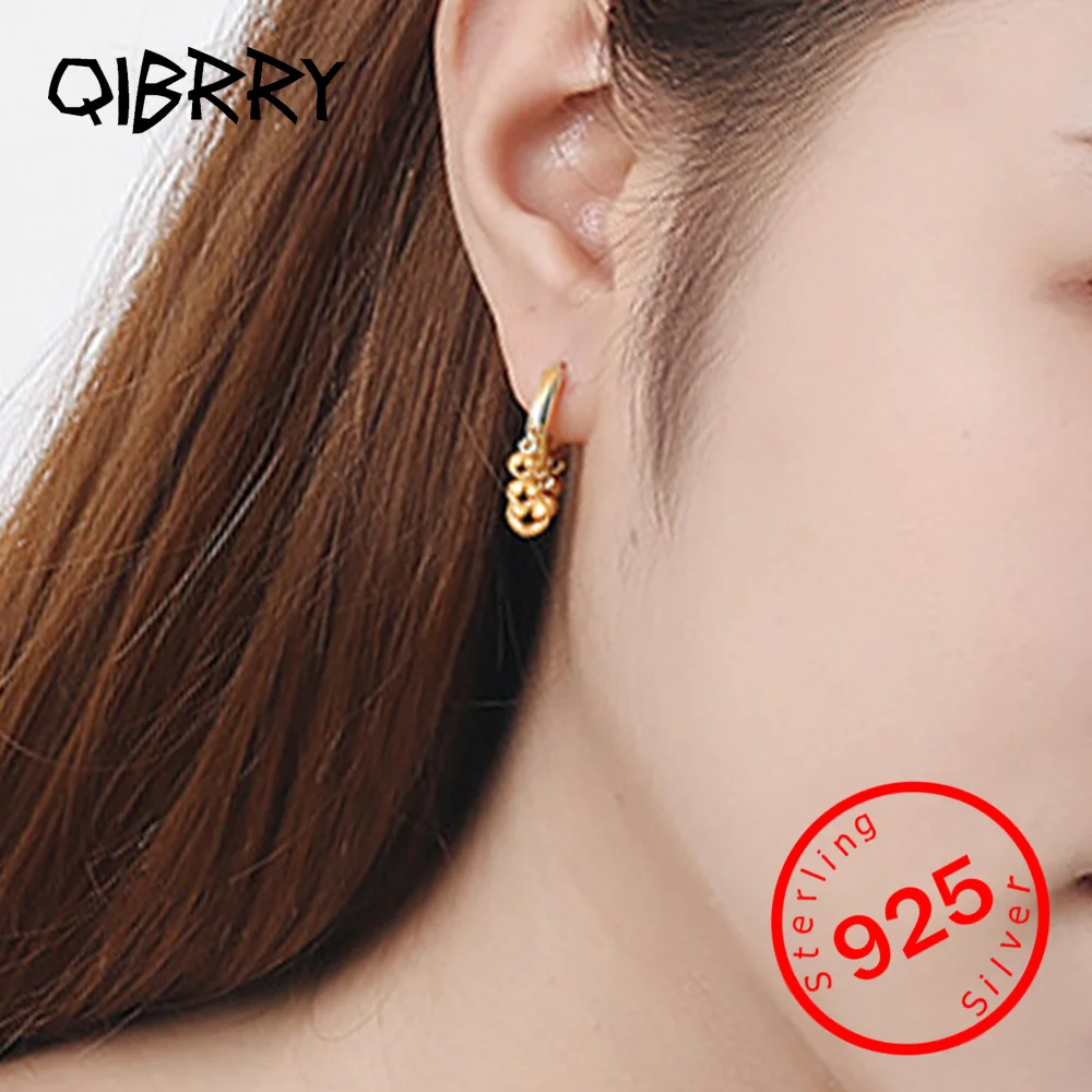 ختم 925 بيع الفضة Cérьegi الساخن على شكل قلب أقراط الأصلي أقراط مُزينة بحُلي للفتيات الإناث مجوهرات رائعة هدية 2025