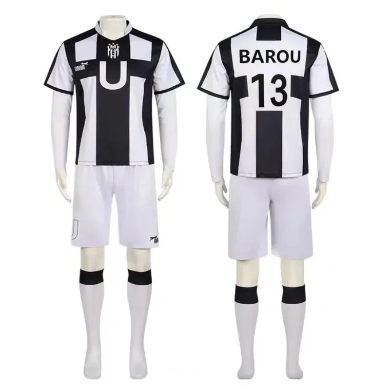 Siisi 2233Anime Blue Lock Barou Shouei disfraces Cosplay UBERS equipo Jersey Oliver Aiku uniforme de fútbol NIKO SENDOU SNUFFY Hallowe