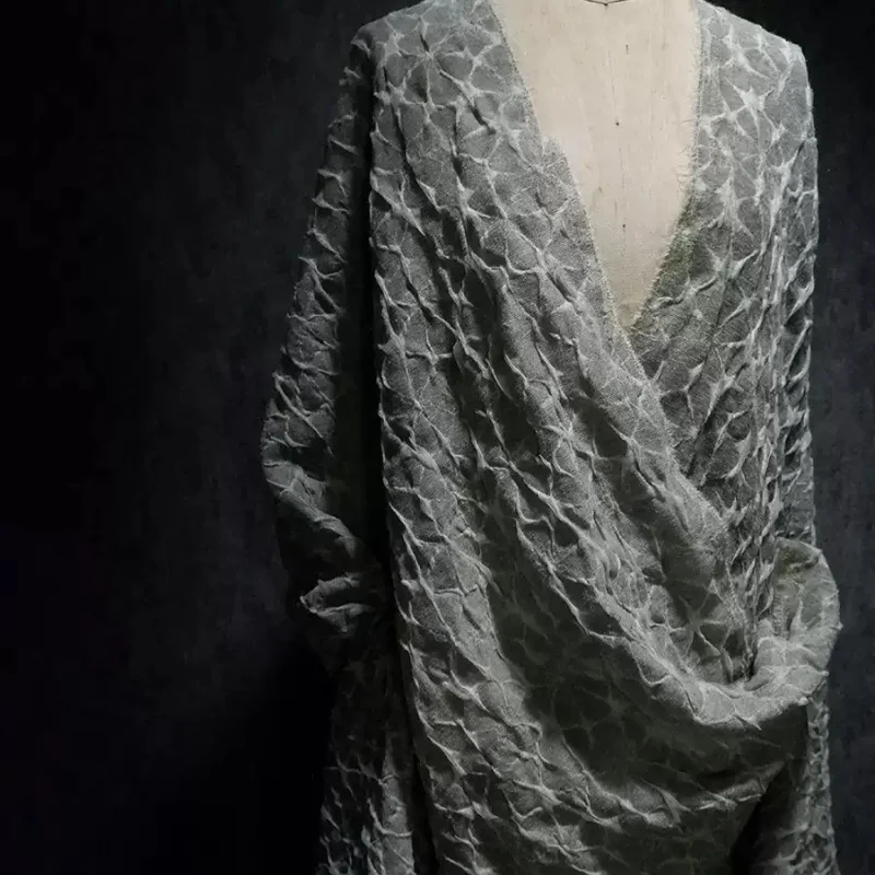 fluffy-high-quality-mesh-material-jacquard-weave-dress-coat-handmade-diy-creative-micro-elasticity-designer-clothing-fabric