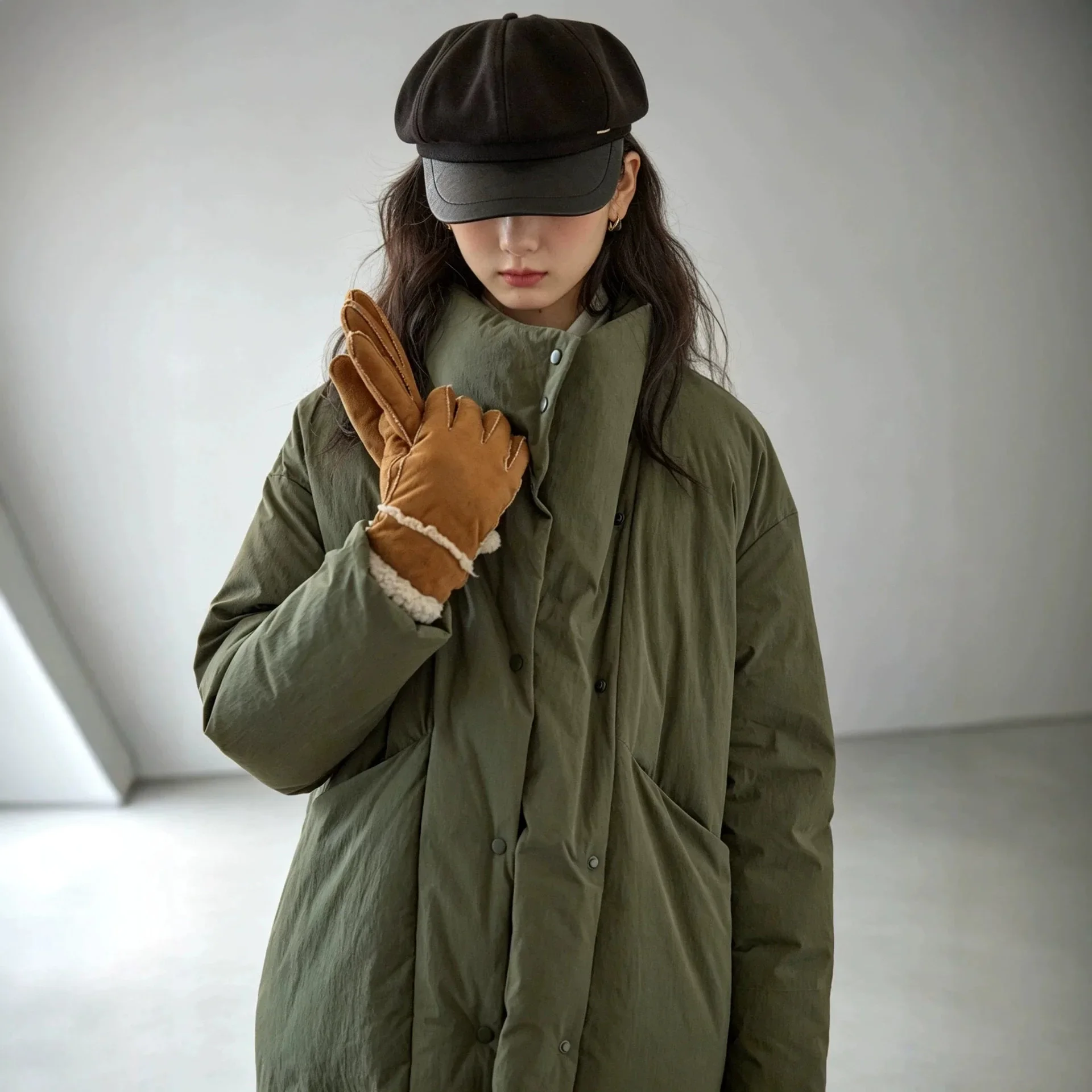 Russian Style Winter New Women's Down Jacket Windproof and Warm Oversized Jacket