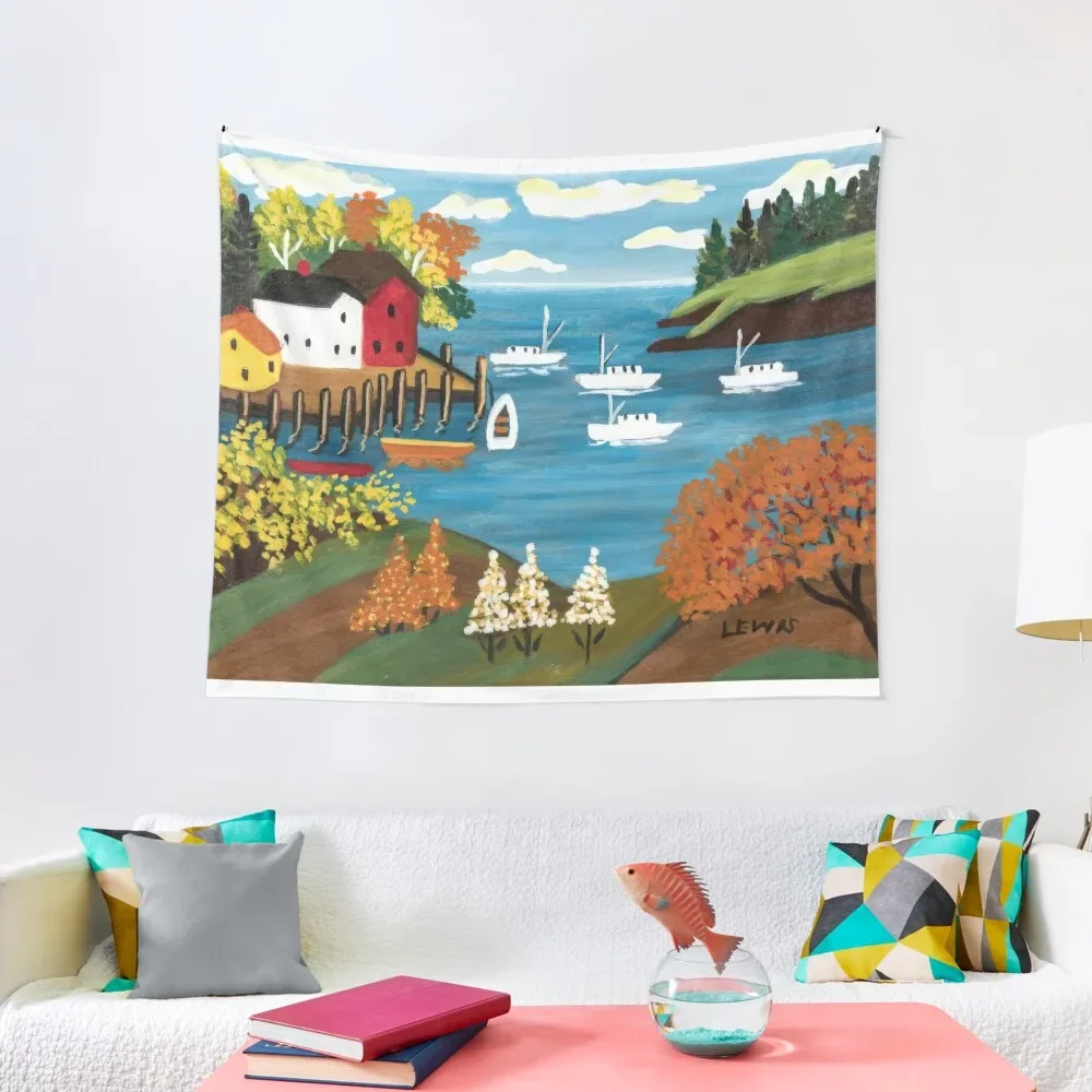 Maud Lewis Tapestry Decoration For Rooms Outdoor Decoration Tapestry