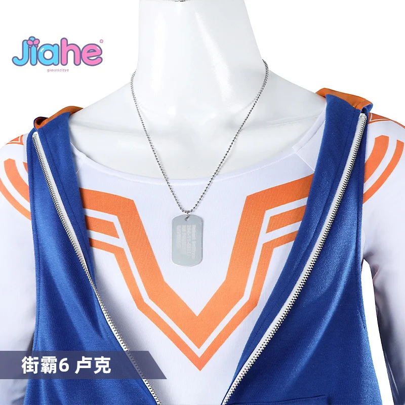 เกม Street Fighter 6 Luke คอสเพลย์เครื่องแต่งกายเสื้อกางเกง Props มวยชุดปาร์ตี้ฮาโลวีนแฟชั่น Casual ใหม่ Man Luke ชุด