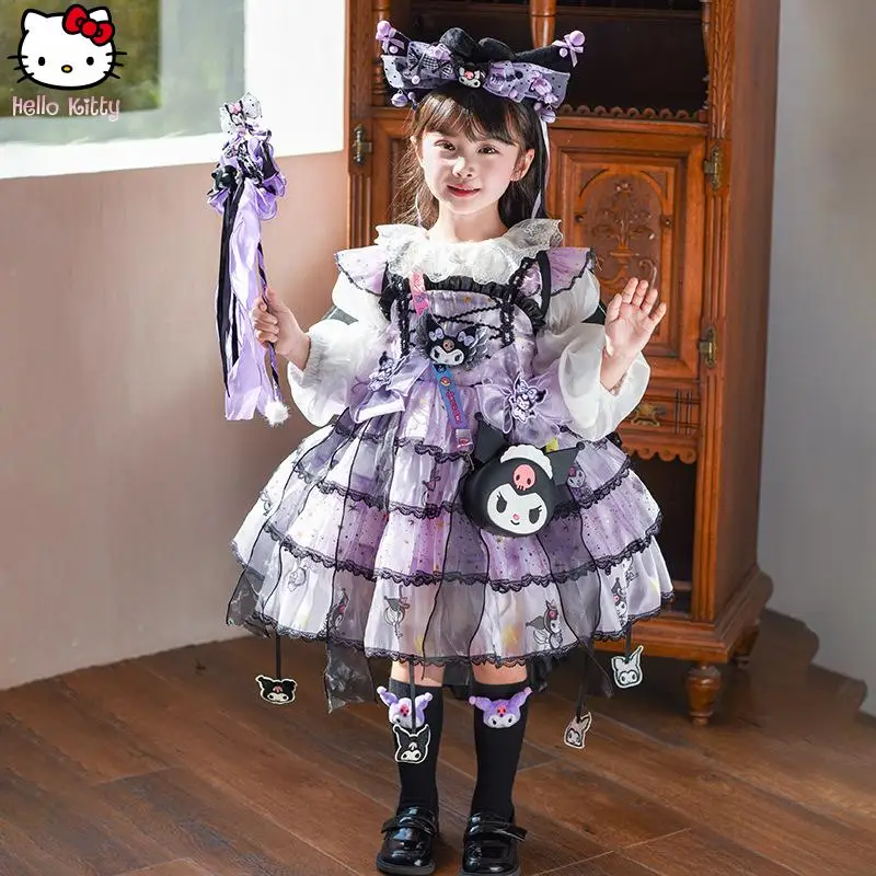 

Платье для девочек в стиле принцессы на Хэллоуин и день рождения, детская одежда, осенняя новинка, повседневная юбка, косплей, рождественский подарок