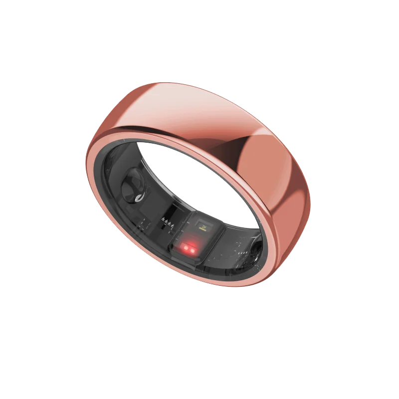 

Titanium Smart Health Ring With Blood Oxygen Heart HRV Tracking Wearable Devices Electronic Ring For Men Couples