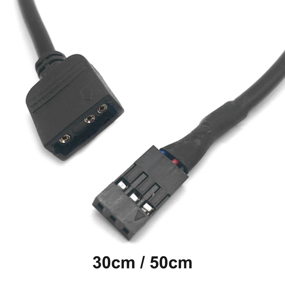 30/50 cm RGB 5 V VDG 3Pin Umwandlung Linie Motherboard SYNC Header Adapter Kabel für Gigabyte Zubehör