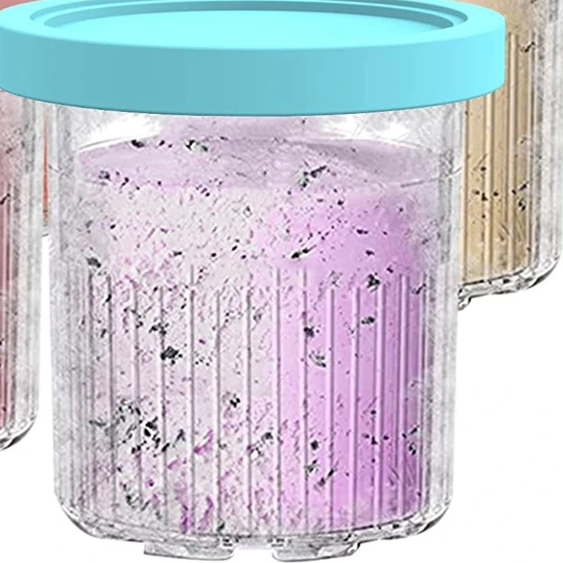 PendocCup-Crème glacée en plastique avec veds, série Ninja Creami, 4 pièces, NC301, NC300, NC299AMZ