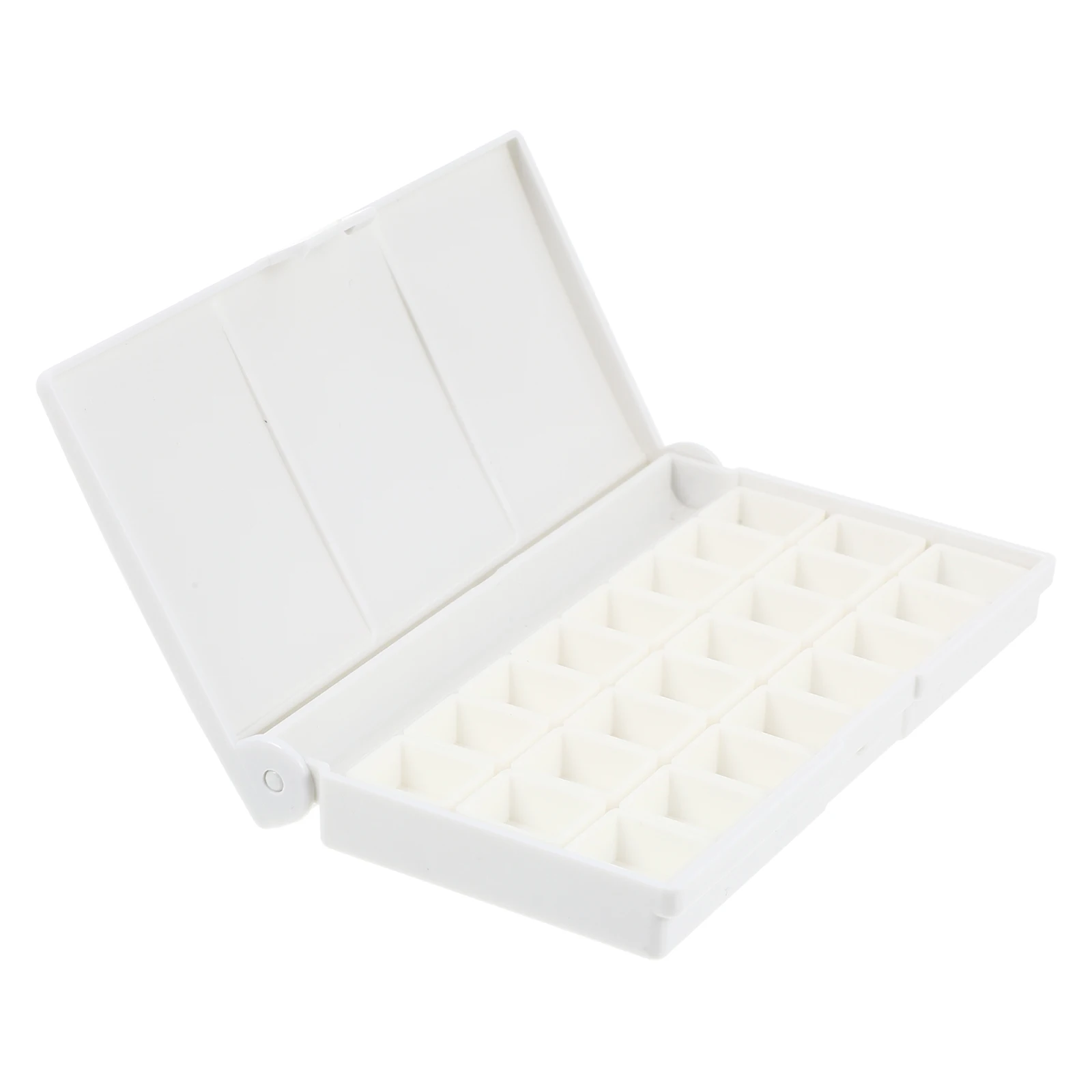

Plastic Pigment Box Empty Travel Palette for Watercolor Painting Durable Compartments Artists Paint Boxes Supplies