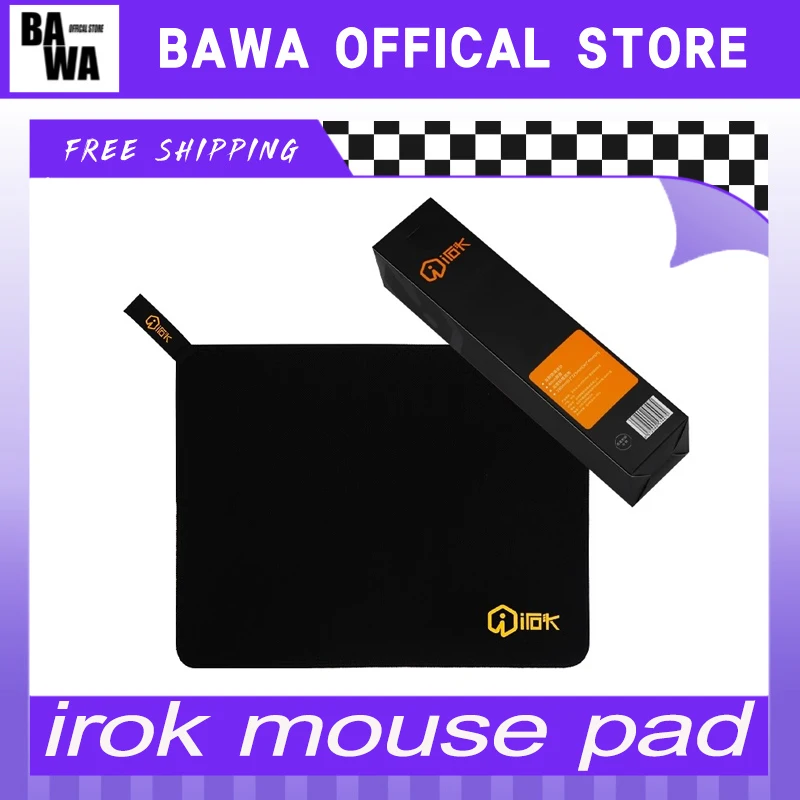 

Irok Silicon Series Mouse Pad Gaming Esports Mouse Pad Custom Anti-Slip Overlock 4mm Mousepad For Desktop Computer Accessories