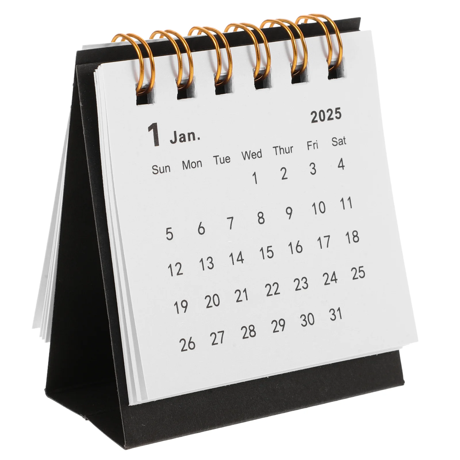 2025 Small Desk Calendar Do List Pad Table Easel Digital Daily Use Monthly Mini Office