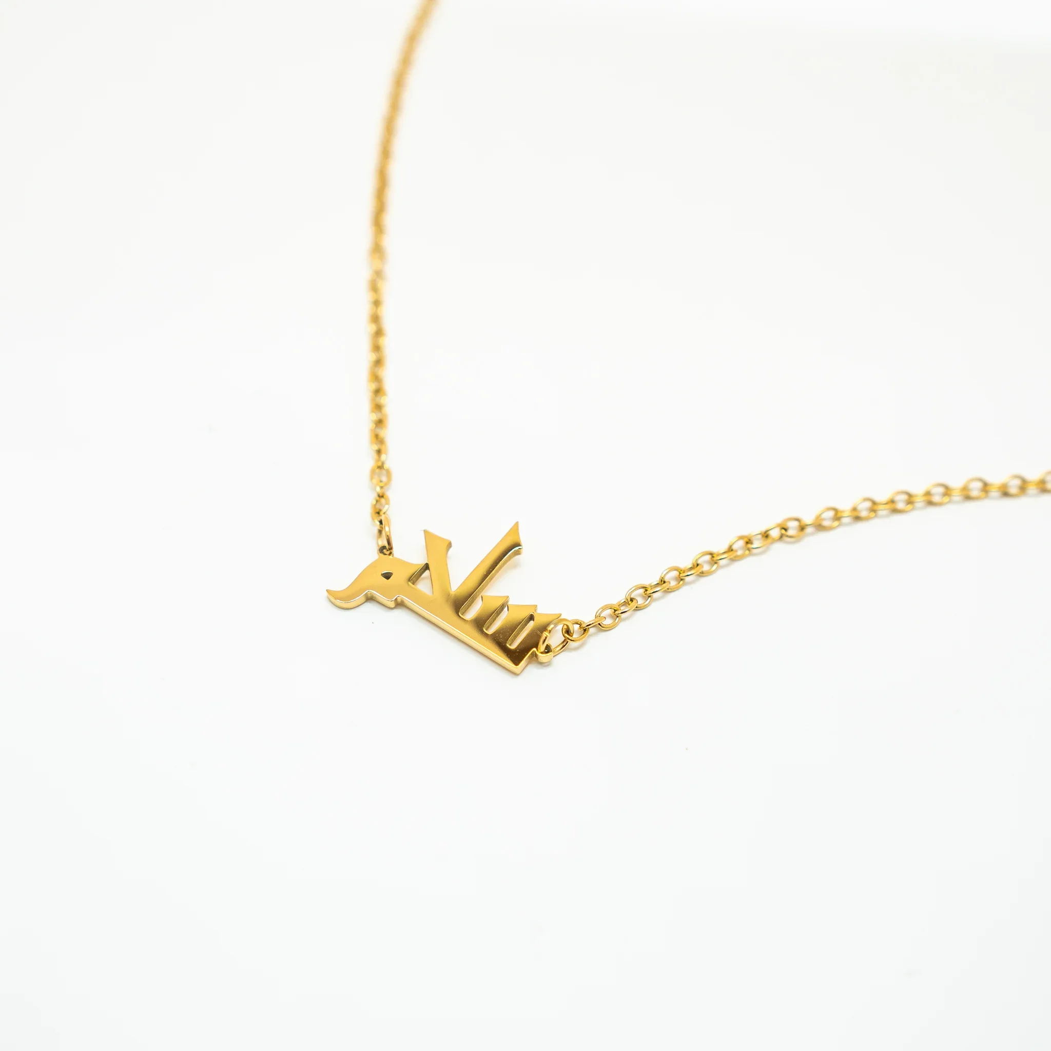 

Custom Salaams Necklace Arabic: سلام Peace Personalized High Quality Stainless Steel Muslim People Necklace Eid Gift for Family
