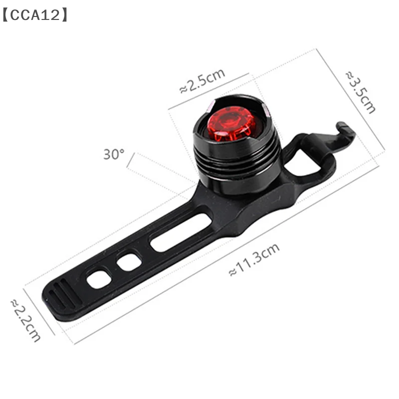 Bike Flash Night Riding Tail Light Waterproof Kicker Light Bicycle Rear LED Lamp Cycling Safety Warning Light MTB Road Parts