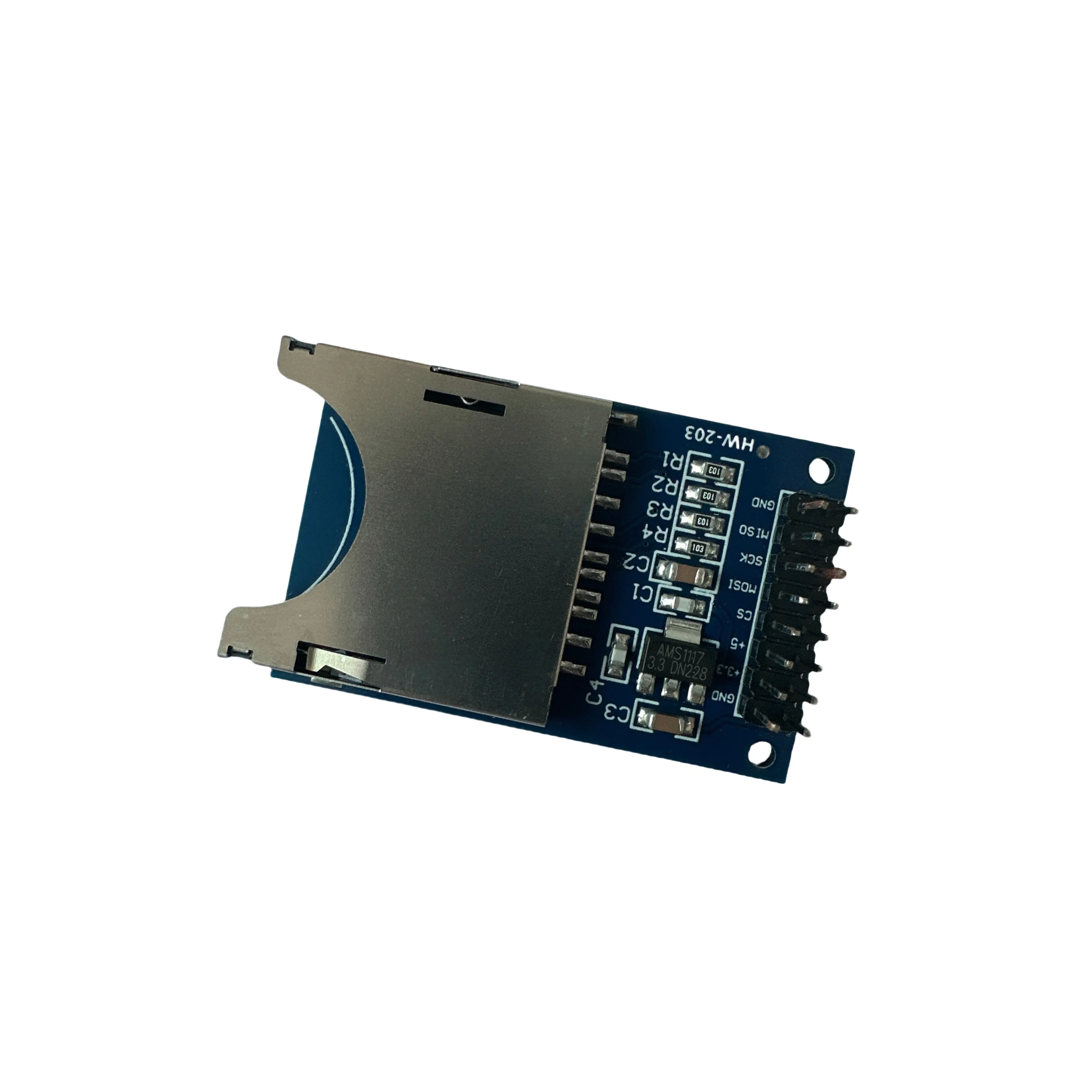 100pcs Hot Sale Reading and Writing Module SD Card Module Slot Socket Reader ARM MCU for arduino DIY Starter Kit