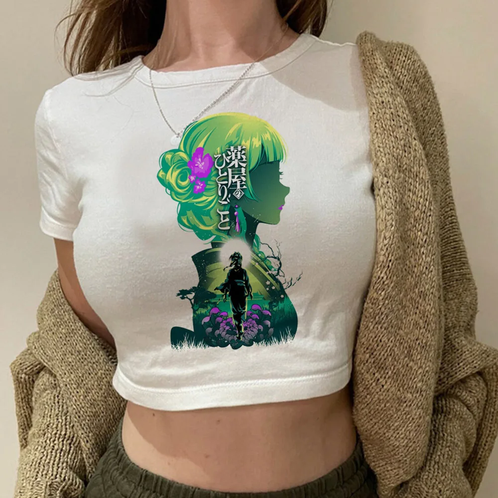 Apothecary Diaries crop top Streetwear coquette Slim Fit Cute Aesthetic harajuku shoujo girl style y2k cute teens clothes