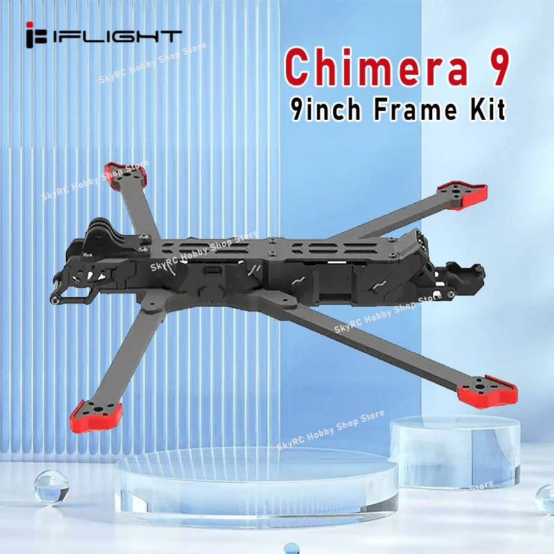 IFlight Chimera 9 DC Frame Kit - 405mm Wheelbase 6mm Arm for O3 Air Unit Heat Sink 9 Inch FPV Long Range Freestyle