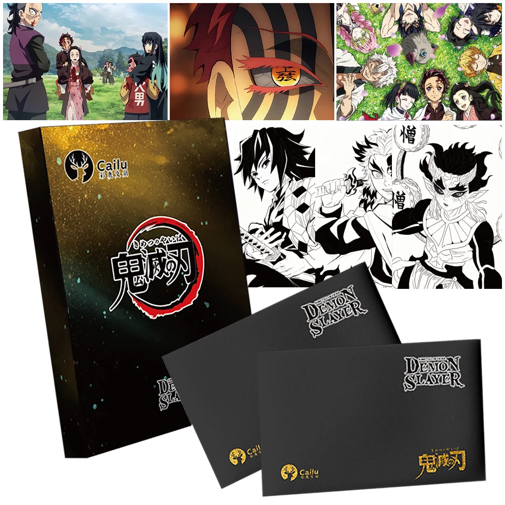 

Коллекционная карта «Убийца демонов», японская молодежная экшн-аниме, креативная решетка, карта сюжета, высокое качество, Рождественский подарок, детские игрушки