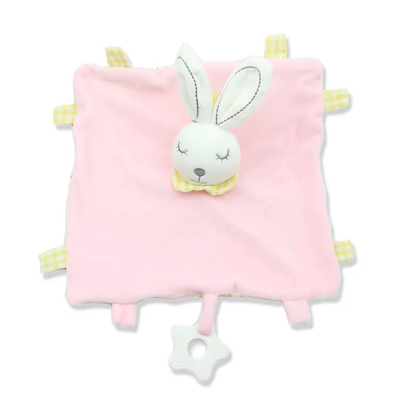 Serviette en peluche pour bébé, couverture de bébé, jouet doux, Animal en peluche, serviette apaisante, sucette confortable pour enfant, poupée hérisson chiot