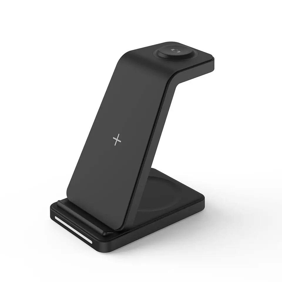 Wireless Charger 3 in 1 for Apple for Samsung for Google for Fitbit Watch OEM ODM PowerBase Portable Charging Dock