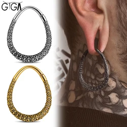 Giga 2PCS 3mm(8G) Stainless Steel Ear Hanger Weights Plugs Tunnels Expander Gauges Earlobe Stretcher Body Piercing Jewelry