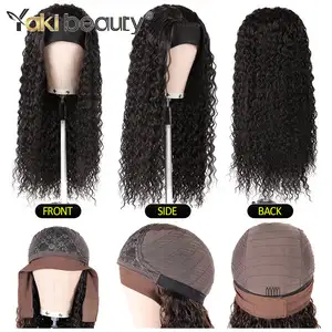 Peruca De Cabeça De Gelo Sintético Para Mulheres Negras, Afro Perucas Encaracoladas, Onda De Água, Cabelo De Fibra Orgânica, Longo Kinky, 28 10 principais vendas peruca organica ondulado - №3