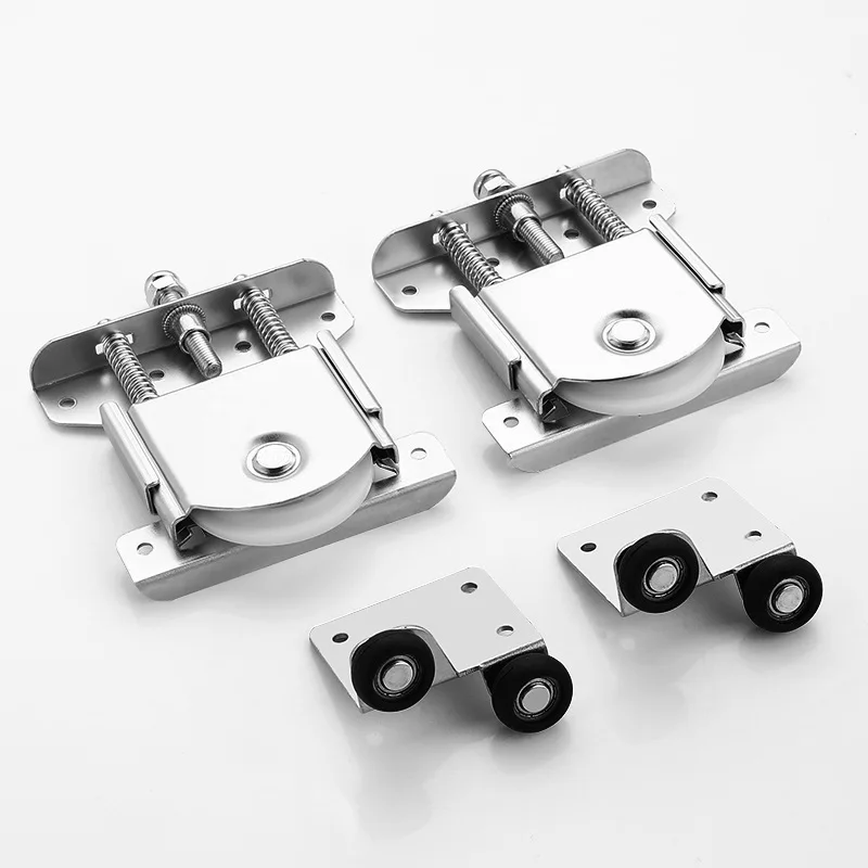 

Wardrobe sliding door pulley anti-derailment wardrobe surface mounted cam cabinet partition sliding door roller sub-door