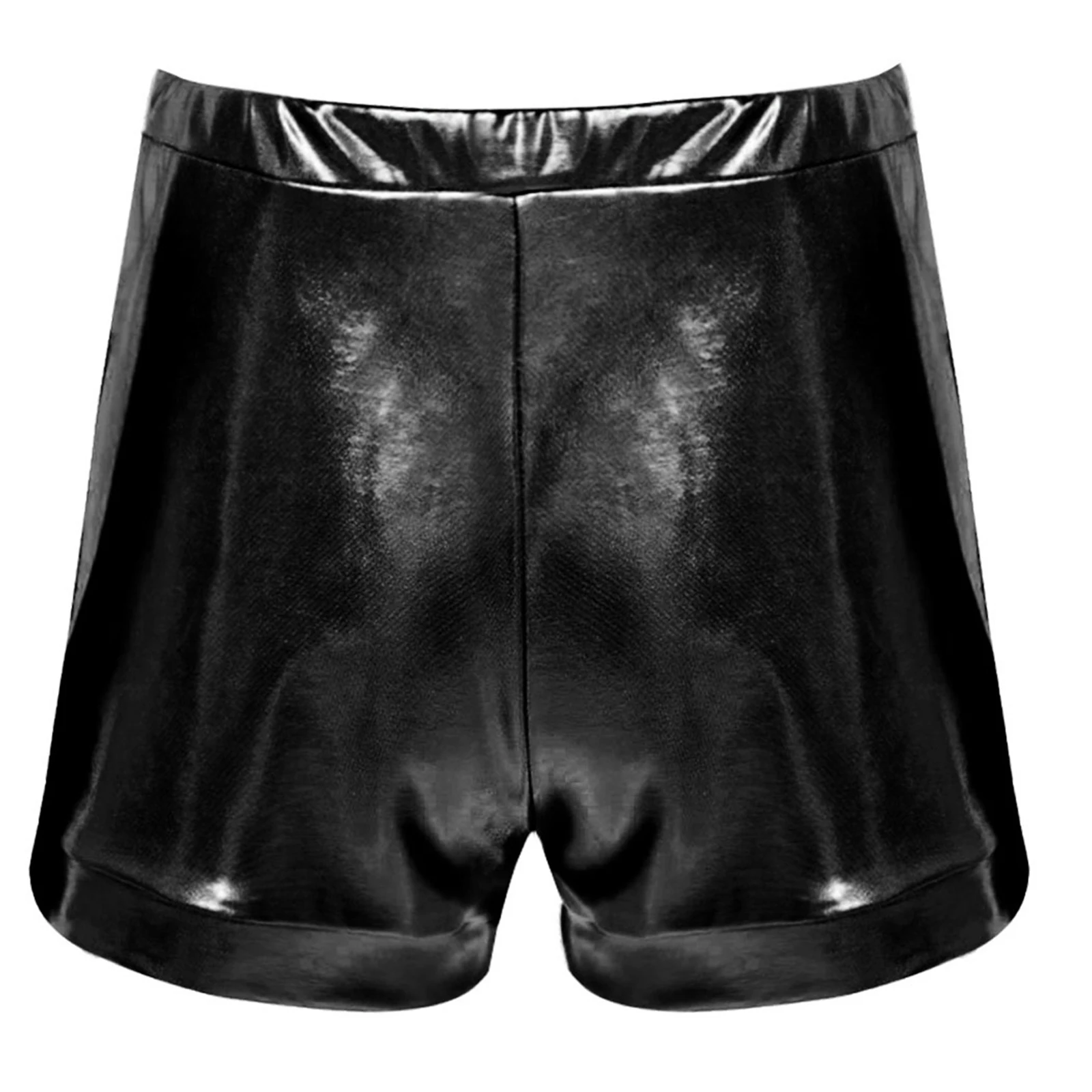 Sequin Metallic Shorts for Girls Jazz Dancewear Kids Glitter Short Pants Fashion Children's Sequins Shorts Performance Costumes