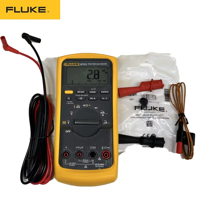 FLUKE 87-V/CN Digital Automatic Multimeter Professional True RMS Auto Range Tester Digital Voltmeter